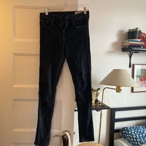 Rag & bone skinny black jeans